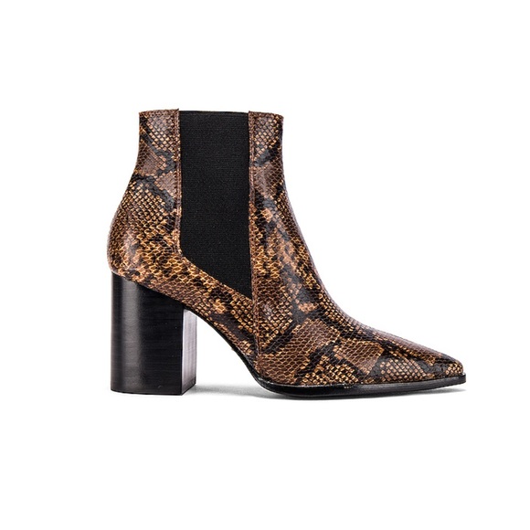 House of Harlow 1960 Shoes - House of Harlow Snake Print Booties